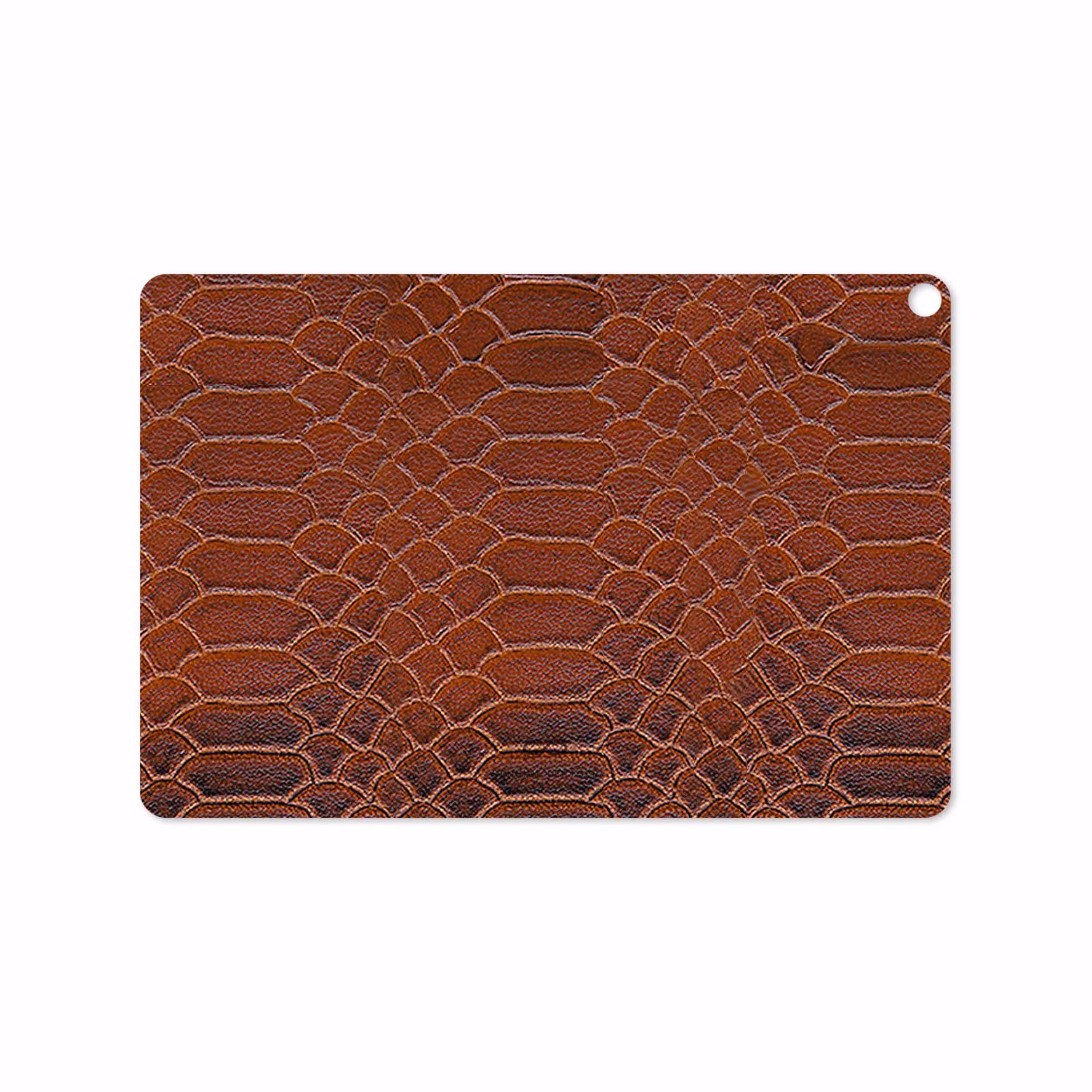 برچسب پوششی ماهوت مدل Brown-Snake-Leather مناسب برای تبلت ایسوس Zenpad 3S 10 2017 Z500KL