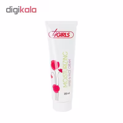 کرم مرطوب کننده 4گیرلز مدل Flower حجم 150 میلی لیتر
