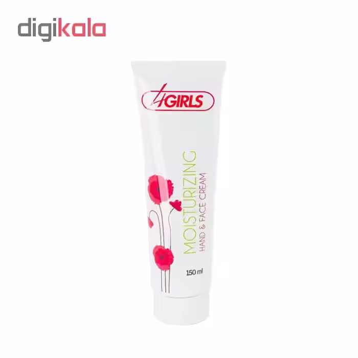 کرم مرطوب کننده 4گیرلز مدل Flower حجم 150 میلی لیتر