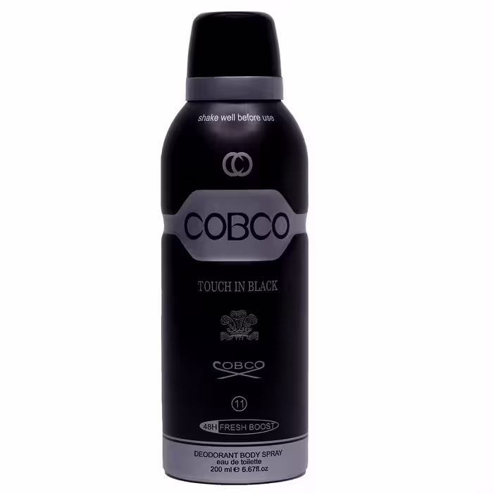 اسپری مردانه کوبکو Touch in black