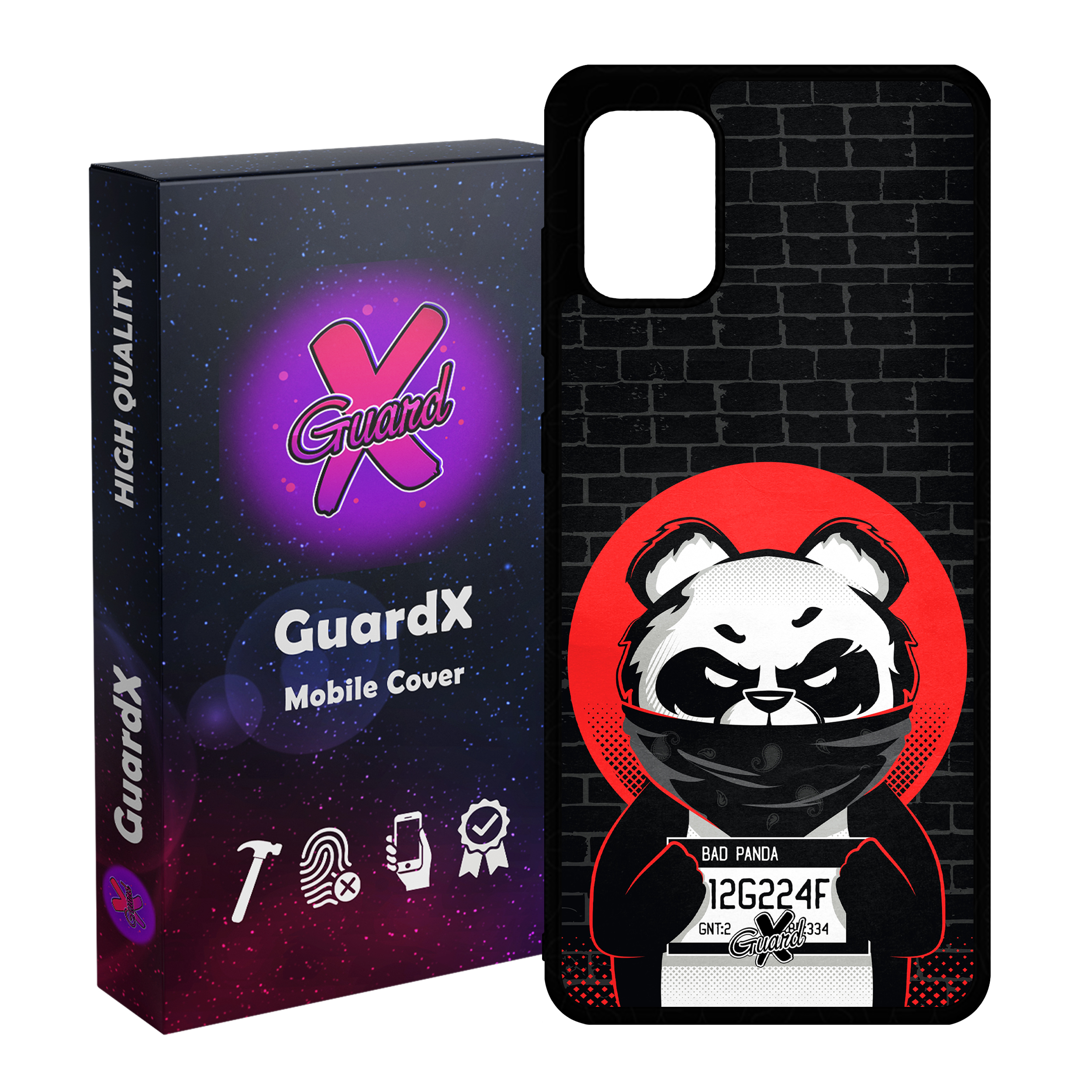 کاور گارد ایکس طرح Panda مدل Glass10241 مناسب برای گوشی موبایل سامسونگ Galaxy A51