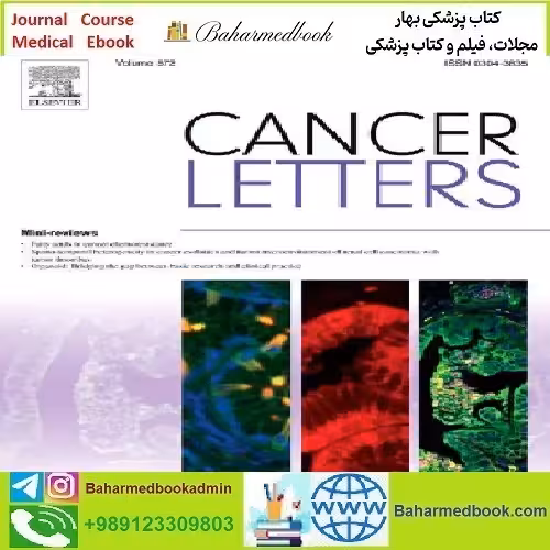 Cancer Letters Volume 468 to 495 2020 TRUE PDF price 27€ - کتاب پزشکی بهار