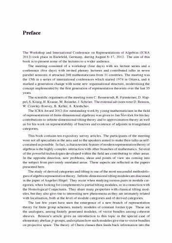 خرید و دانلود نسخه کامل کتاب Advances in Representation Theory of Algebras