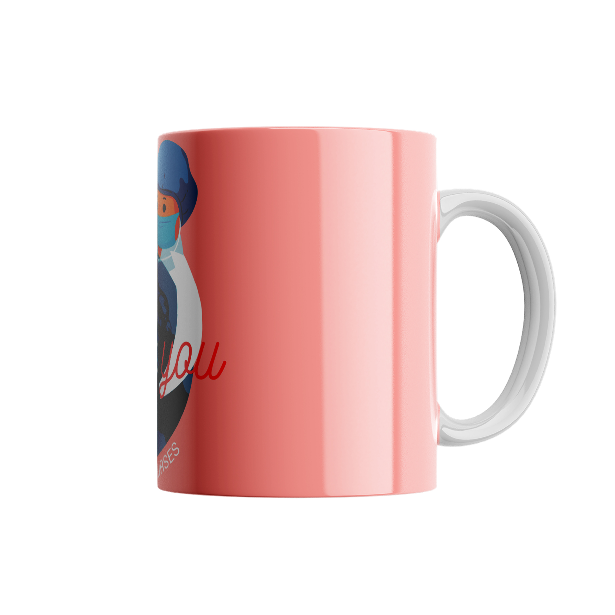 ماگ مدل THANK U DOCTORS AND NURSES کد R125