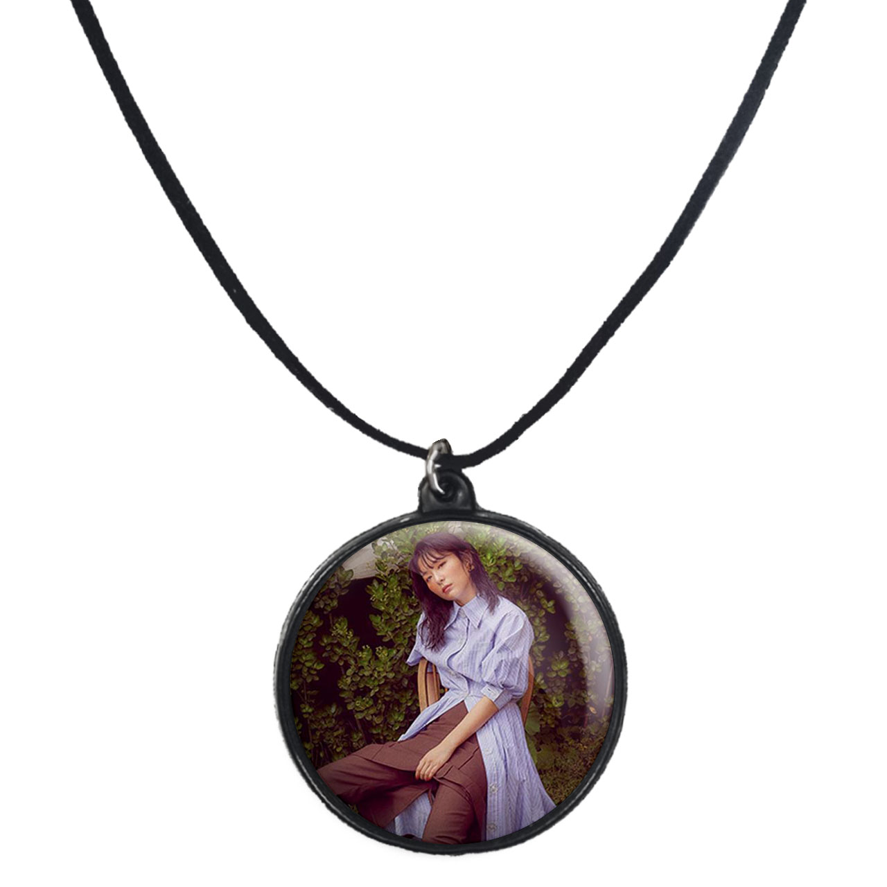 گردنبند پرمانه طرح red velvet کد pmb.12360 مدل دو طرفه