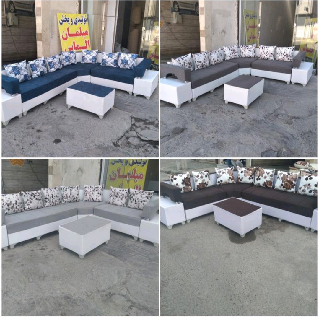مبل راحتی ال دسته دبل کیف عالی