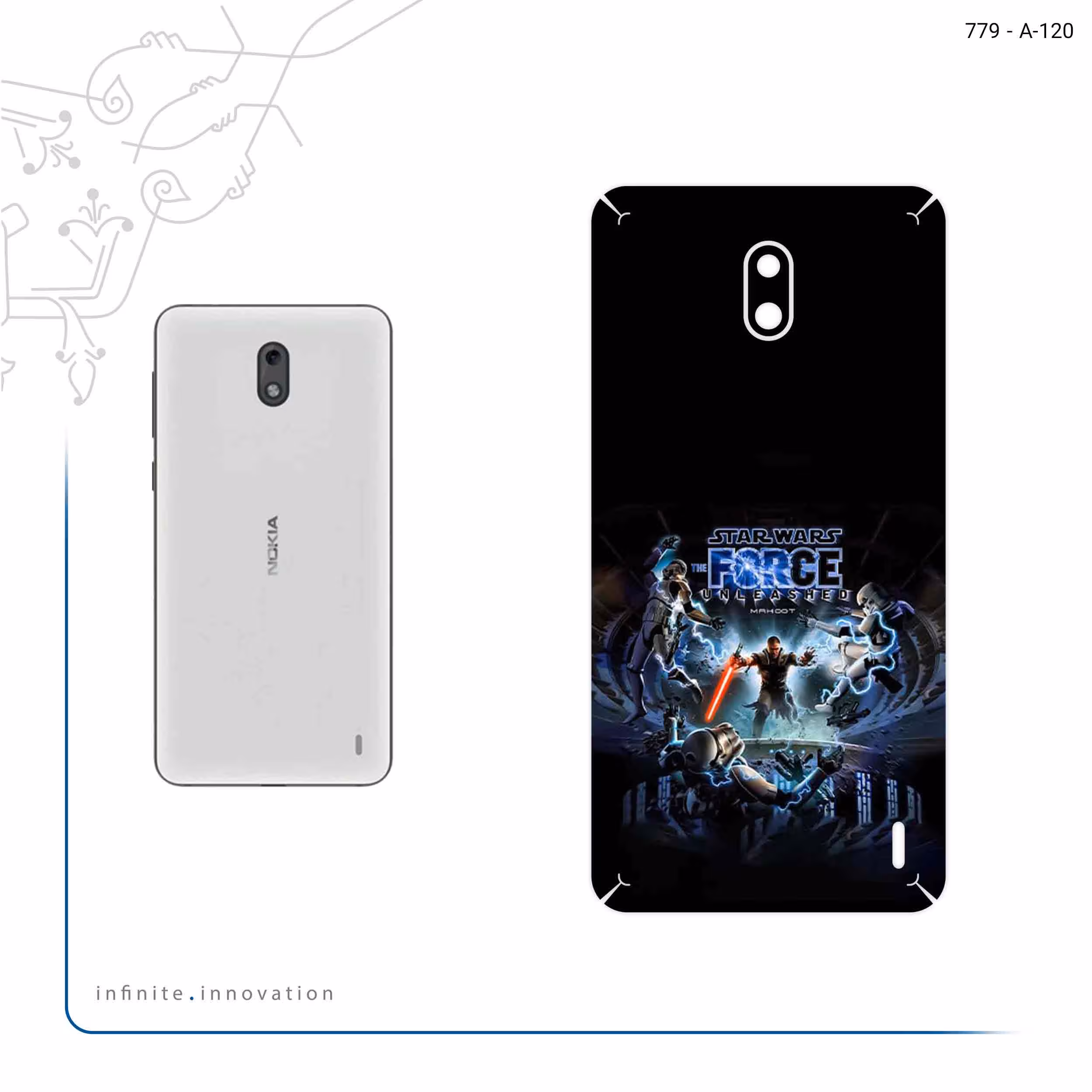 برچسب پوششی ماهوت مدل Star Wars Game Series مناسب برای گوشی موبایل نوکیا 2