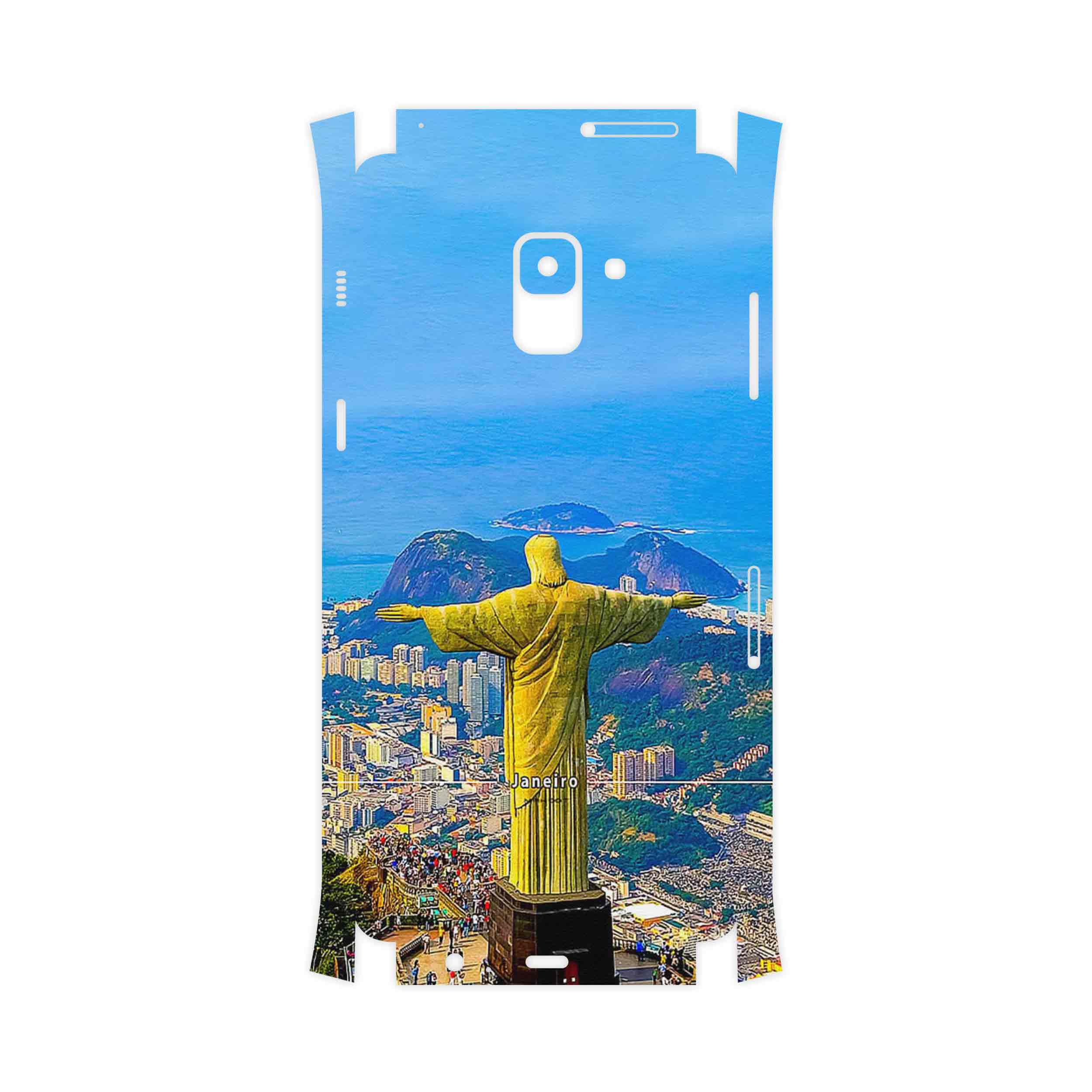 برچسب پوششی ماهوت مدل City of Rio de Janeiro-FullSkin مناسب برای گوشی موبایل سامسونگ Galaxy A8 Plus 2018