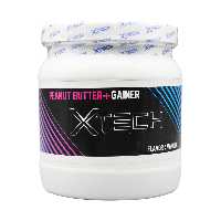 کره بادام زمینی ایکس تک حاوی گینر طعم وانیل 1300 گرمی