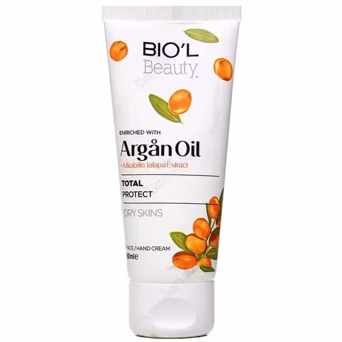 بیول کرم مرطوب کننده حاوی عصاره لاله عباسی و روغن آرگان پوست خیلی خشک 60 میل ARGAN OIL