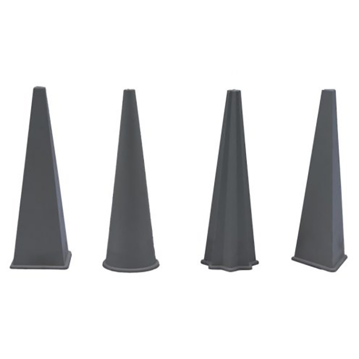 قالب شمع مدل چند وجهی 11cm مجموعه 4 عددی