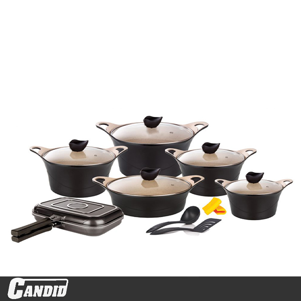 سرویس قابلمه 15 پارچه کاندید مدل کاپری