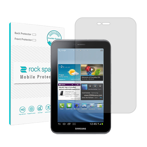 محافظ صفحه نمایش شفاف راک اسپیس مدل HyGEL مناسب برای تبلت سامسونگ Galaxy Tab 2 70 P3100 | کالا برتری