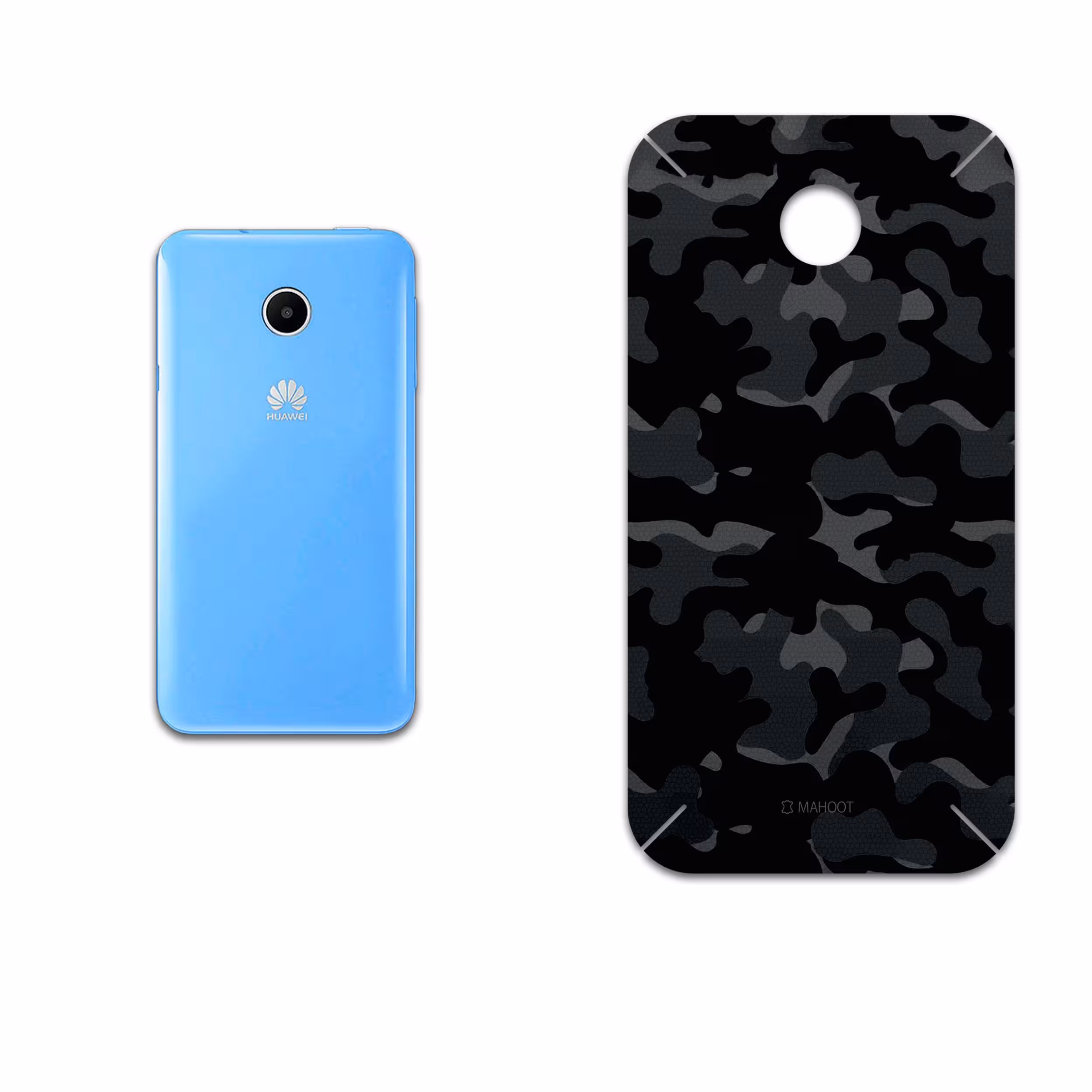 برچسب پوششی ماهوت مدل Night-Army مناسب برای گوشی موبایل هوآوی Ascend Y330