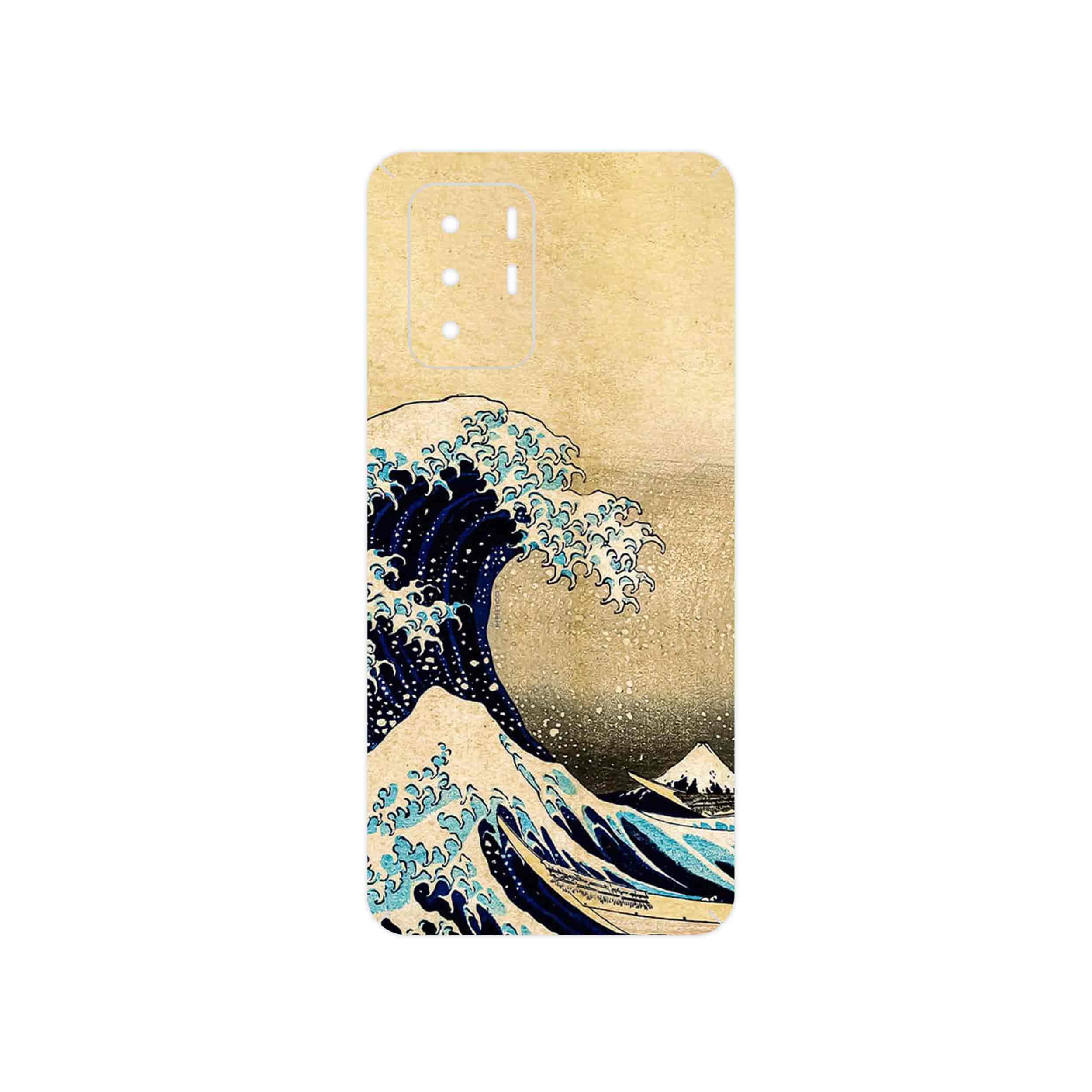 برچسب پوششی ماهوت مدل The Great Wave off Kanagawa of Hokusai مناسب برای گوشی موبایل شیائومی Poco X3 GT 5G