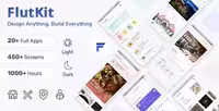 دانلود کیت رابط کاربری فلاتر FlutKit