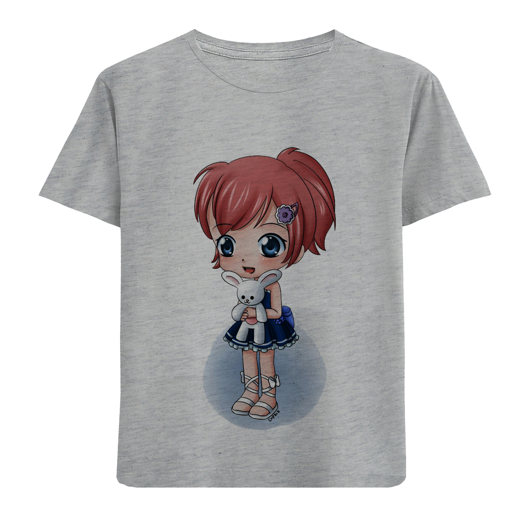 تی شرت آستین کوتاه بچگانه مدل دختر F745