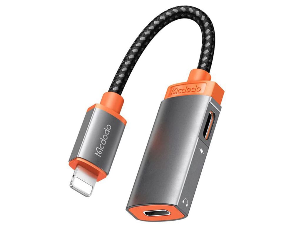 کابل تبدیل 1 به 2 لایتنینگ مک‌دودو Mcdodo CA-0490 Oryx Series Lightning to Dual Lightning Cable