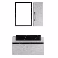 روشویی کابینتی تجسم مدل آیهان - آینه و روشویی تجسم