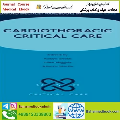 Cardiothoracic Critical Care TRUE PDF price 1€ - کتاب پزشکی بهار