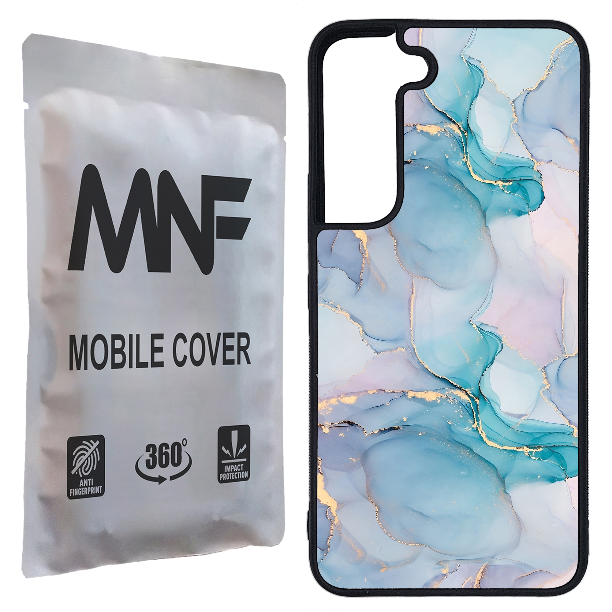 کاور ام ان اف طرح سنگ مرمر کد P-009 مناسب برای گوشی موبایل سامسونگ Galaxy S22