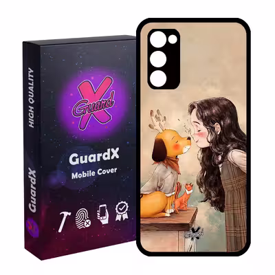 کاور گارد ایکس طرح Girl مدل Glass10323 مناسب برای گوشی موبایل سامسونگ Galaxy S20 FE
