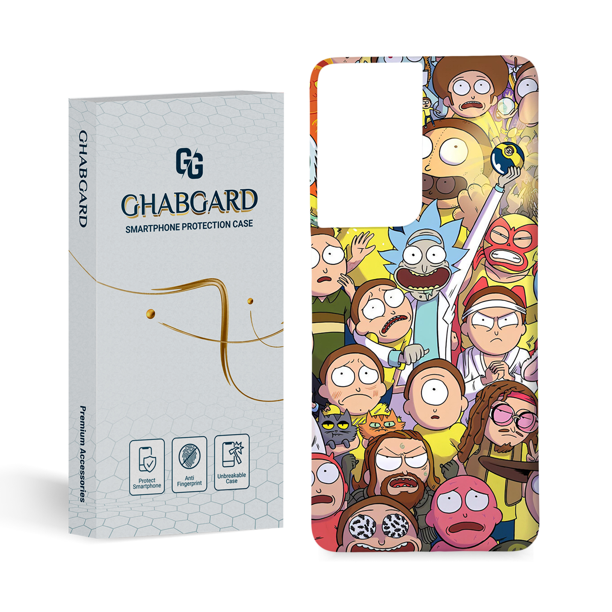 کاور قاب گارد مدل پسرانه مناسب برای گوشی موبایل سامسونگ galaxy s21 ultra