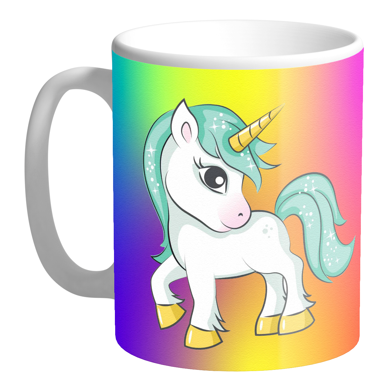 ماگ طرح یونیکورن کد AB209