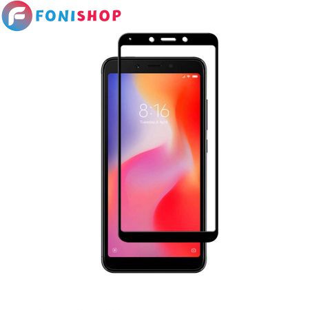گلس محافظ صفحه نمایش فول تمام صفحه شیائومی Xiaomi Redmi 6A