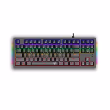 صفحه کلید باسیم تی-دگر مدل BALI T-TGK311-BL • سوئیچ آبی