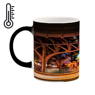 ماگ حرارتی کاکتی طرح رستوران مدل mgh15244