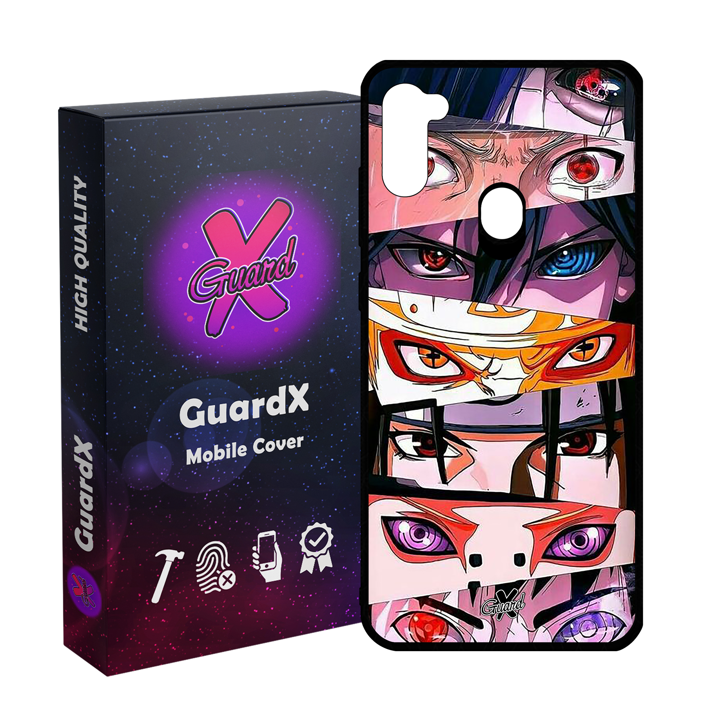 کاور گارد ایکس طرح ناروتو انیمه مدل Glass10547 مناسب برای گوشی موبایل سامسونگ Galaxy A11/M11