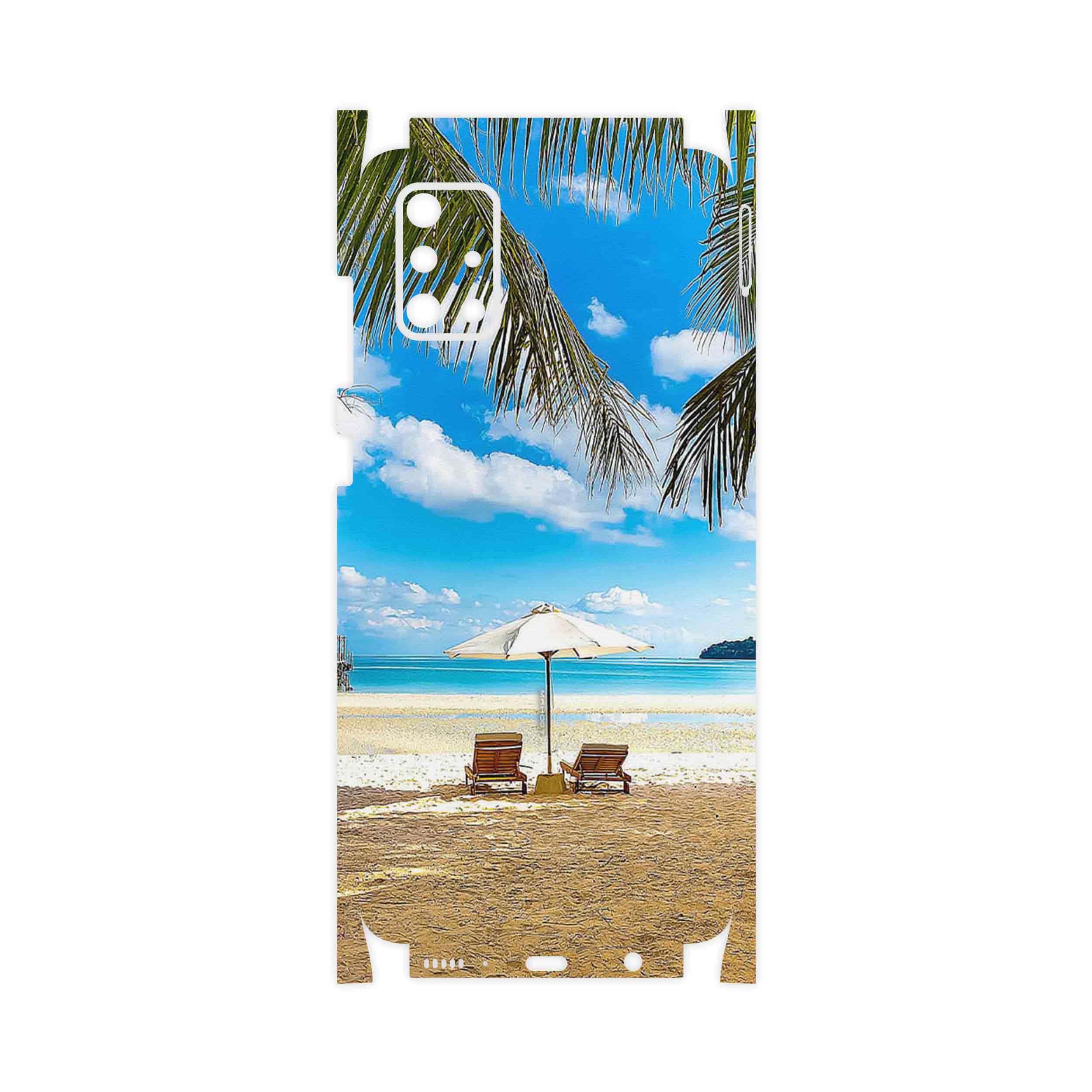 برچسب پوششی ماهوت مدل Beach-FullSkin مناسب برای گوشی موبایل سامسونگ Galaxy A71
