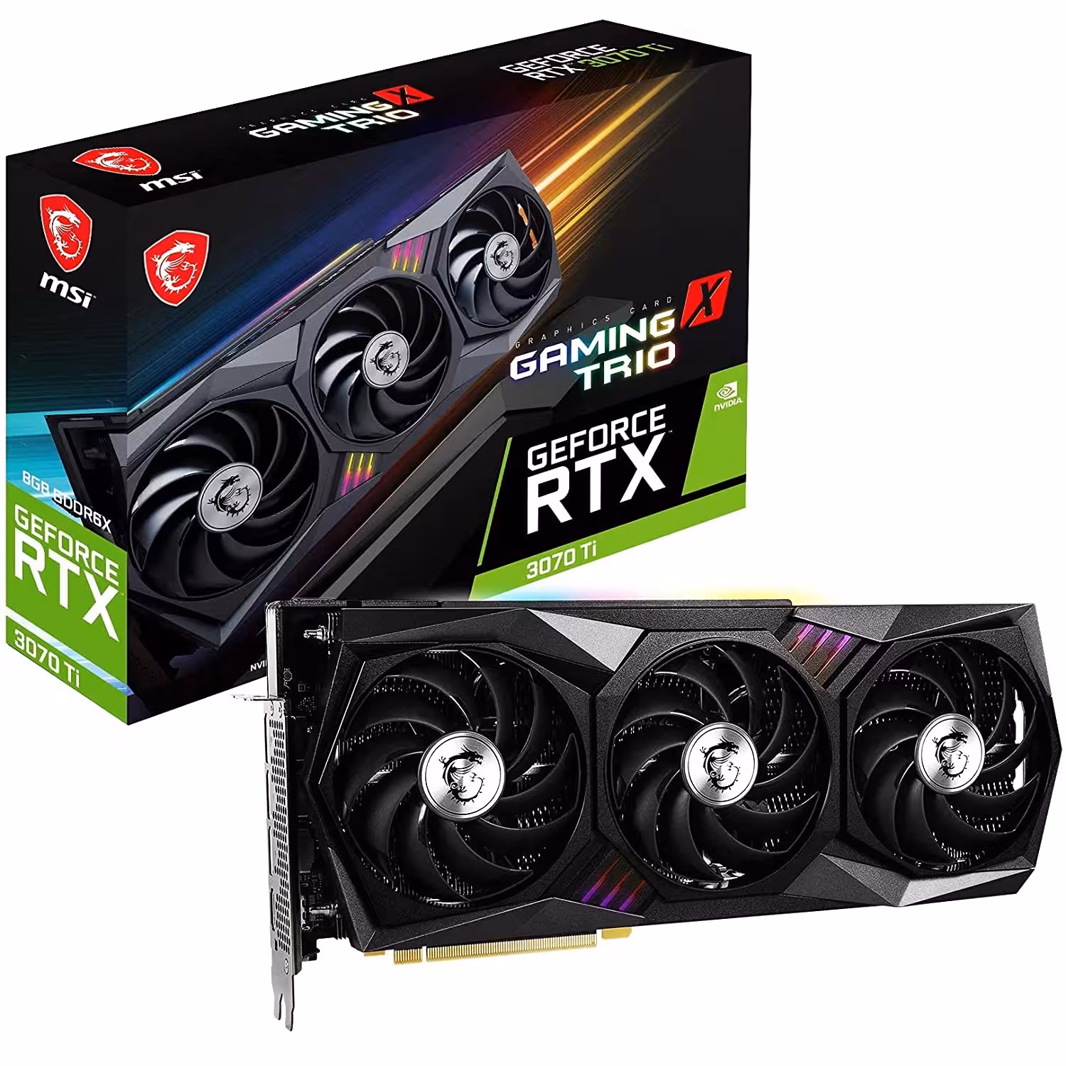 مشخصات، قیمت و خرید کارت گرافیک ام اس آی مدل MSI 3070 Ti Gaming X Trio 8G