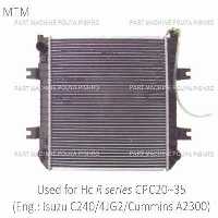 رادیاتور لیفتراک اچ سی مدل Hc R series CPC20~35 Eng: Isuzu C240/4JG2/Cummins A2300