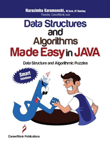 خرید و دانلود نسخه کامل کتاب Data Structures and Algorithms Made Easy in Java