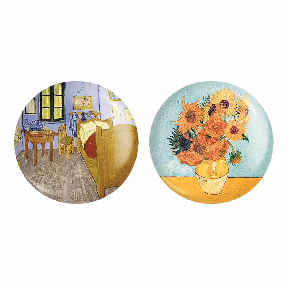 پیکسل خندالو مدل نقاشی ونگوگ کد 37293730 مجموعه 2 عددی