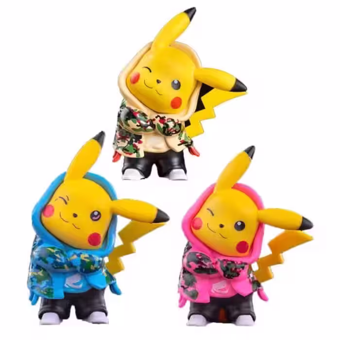 فیگور پوکمون Pokemon طرح پیکاچو Pikachu مجموعه 3 عددی
