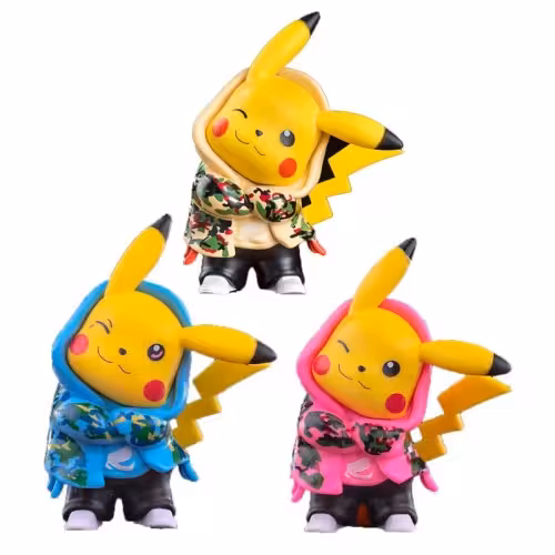 فیگور پوکمون Pokemon طرح پیکاچو Pikachu مجموعه 3 عددی