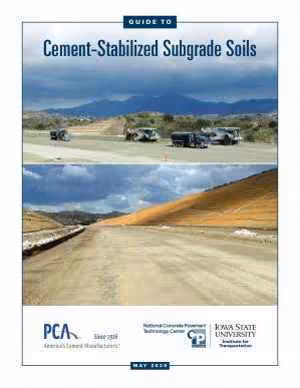 [PDF] دانلود کتاب Guide to Cement-Stabilized Subgrade Soils, 2020