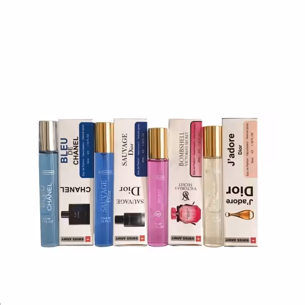 عطر جیبی مردانه سوئیس آرمی مدل اس 911 حجم 35 میلی لیتر مجموعه 4 عددی