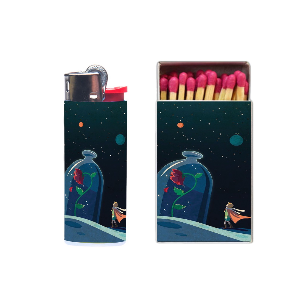 فندک مدل شازده کوچولو کد 974 به همراه کبریت