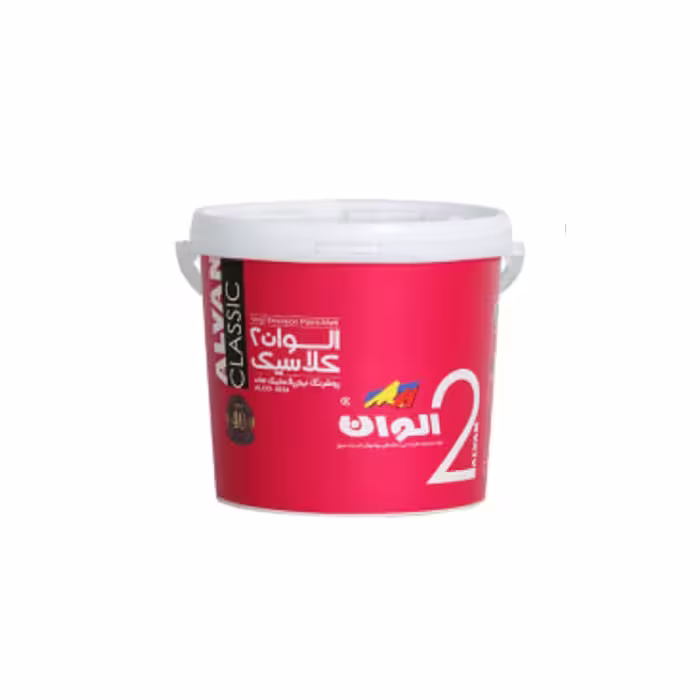 رنگ نیم پلاستیک مات الوان (کلاسیک) 4 کیلویی درجه 2 