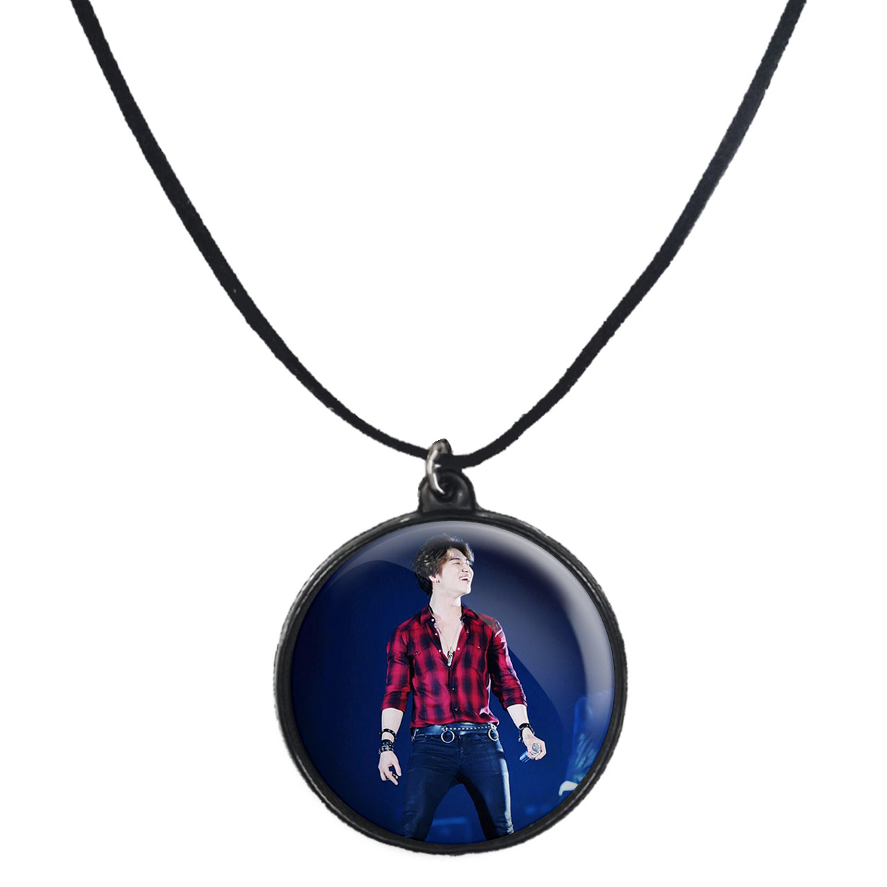 گردنبند پرمانه طرح گروه موسیقی BIG BANG کد pmb.15141 مدل دو طرفه