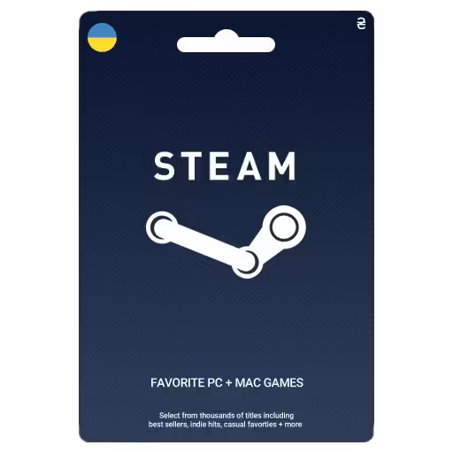Steam Wallet 300 UAH - استیم والت اوکراین