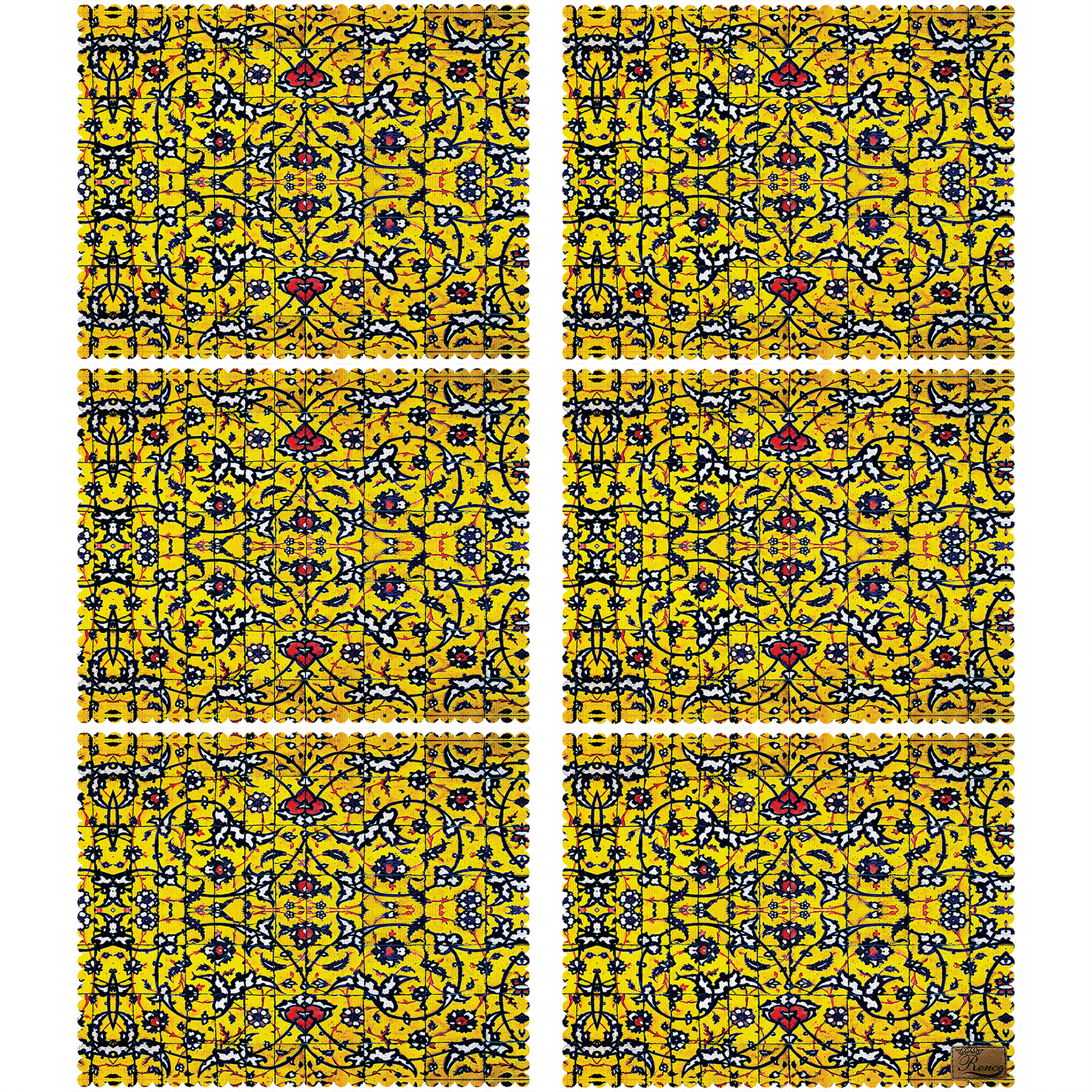 زیربشقابی رنس مدل U3-42133 بسته 6 عددی