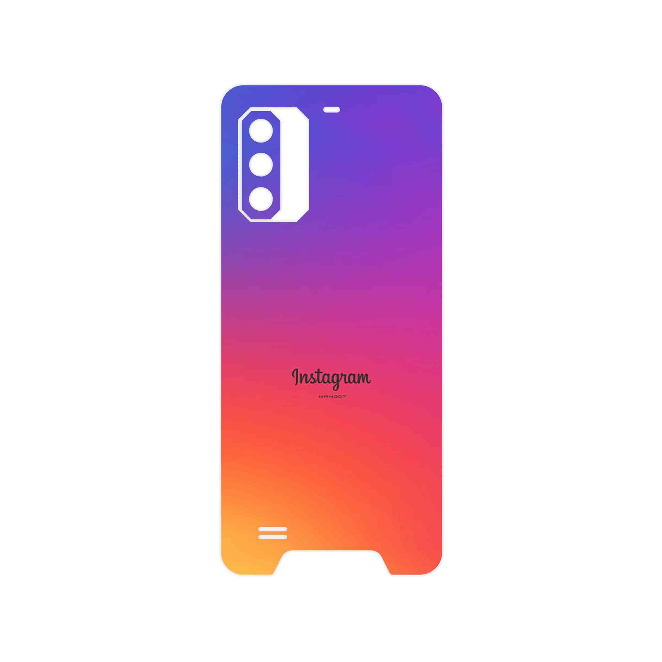 برچسب پوششی ماهوت مدل Instagram مناسب برای گوشی موبایل یولفون Armor 7