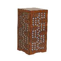 آباژور رومیزی چوب آرا طرح پنجره سنتی مدل A1