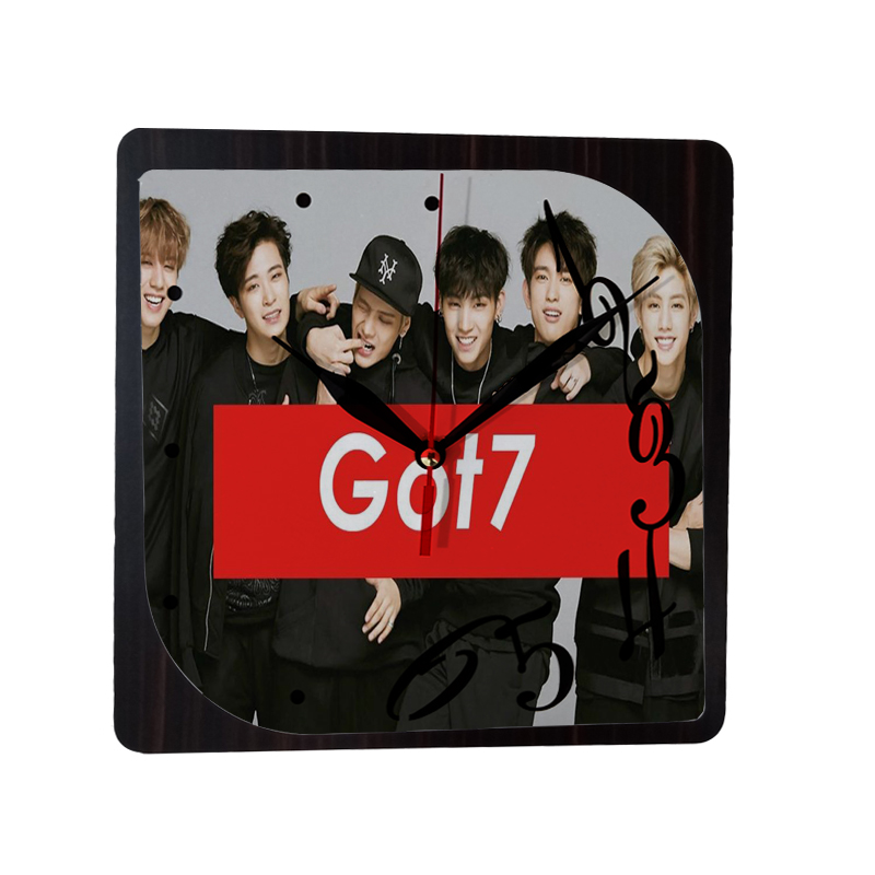 ساعت دیواری طرح گات سون got7 کد Tg9