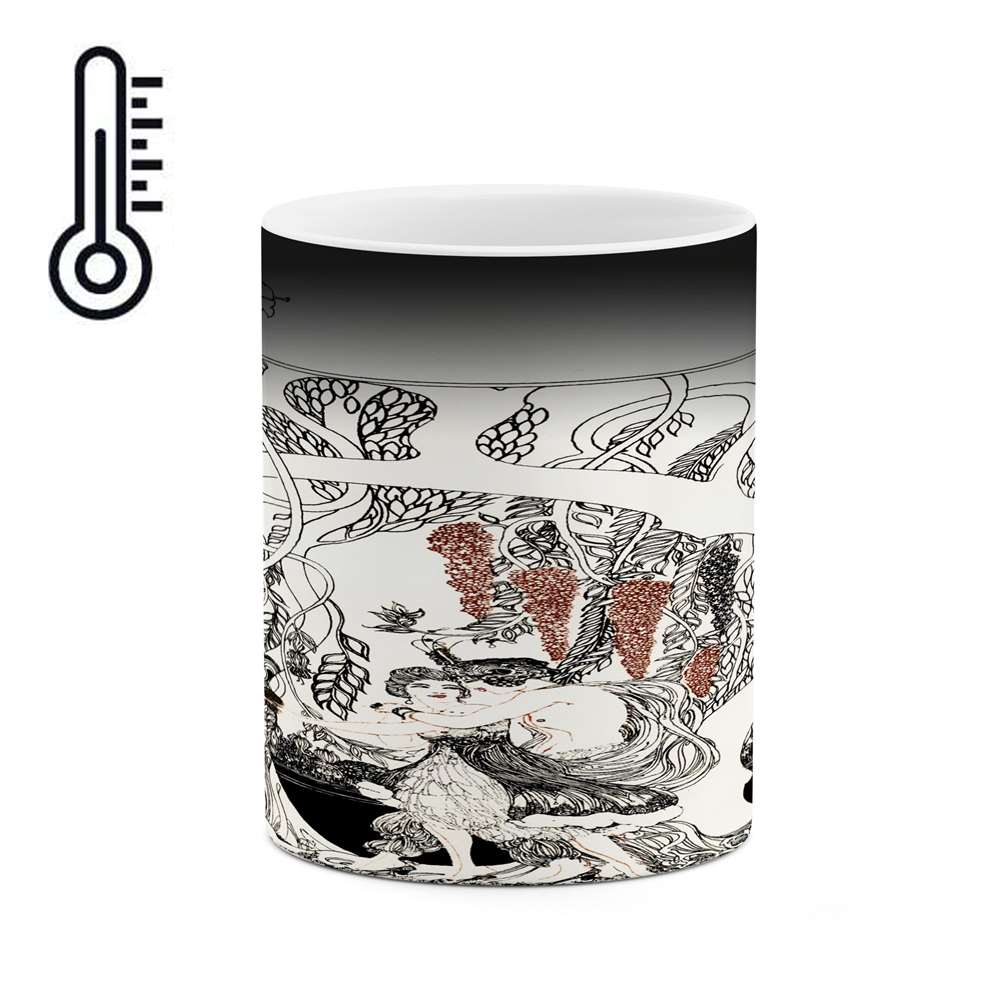 ماگ حرارتی کاکتی طرح نقاشی مدل mgh13552